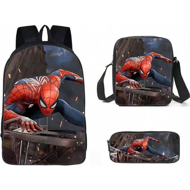 (27, pencil case) Spider-Man Avengers peripheral street fashion primary school student schoolbag backpack cartoon backpack