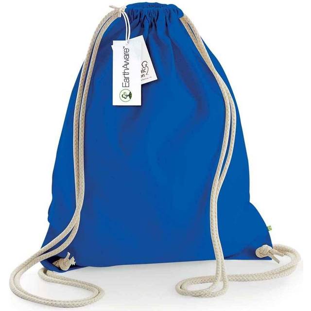 Organic Cotton Canvas Gym Sack Swim Shoe Pe Kit Bag With Rope Drawcord