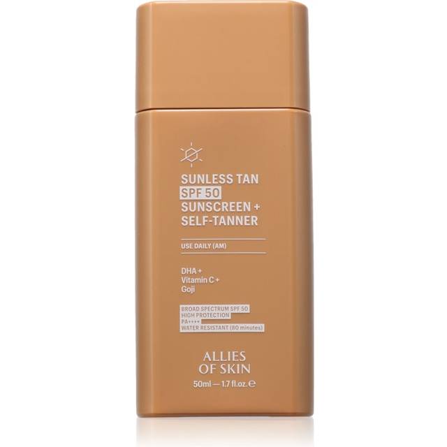 Allies of Skin Sunless Tan SPF 50 Sunscreen Self-Tanner Solcreme 50 ml
