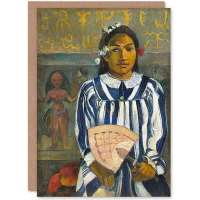 Paul Gauguin Art Card The Ancestors Of Tehamana Oil Painting