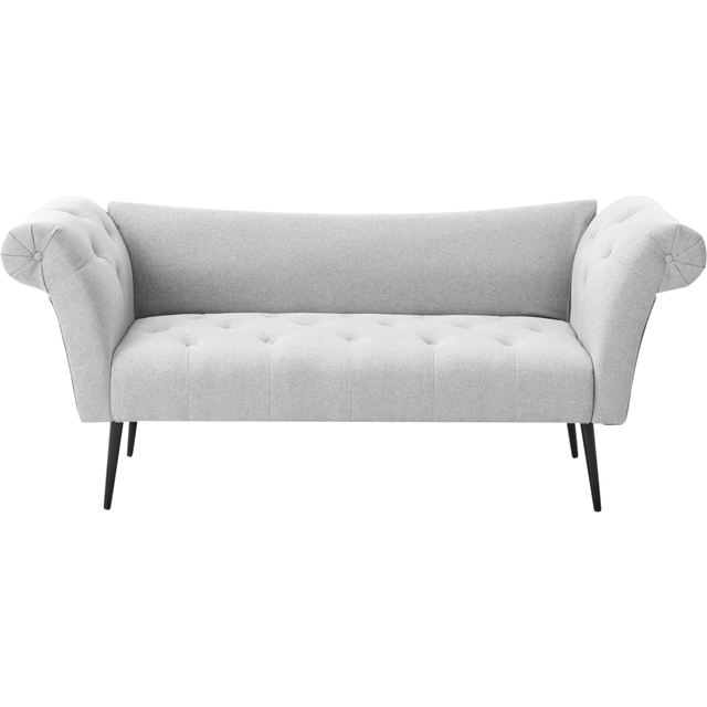 Chaise Longue NANTILLY Fabric Light Grey