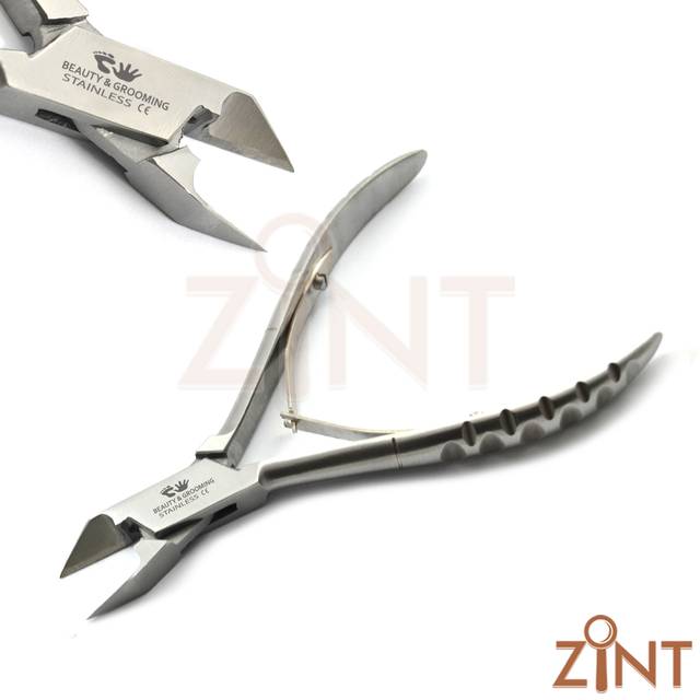 Toe Nail Clippers Cutters Nippers Chiropody Heavy Thick With Free Leather Pouch