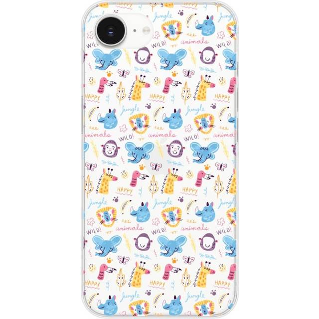 Silicone Case - Apple Iphone 16e Compatible - Happy Animals Design