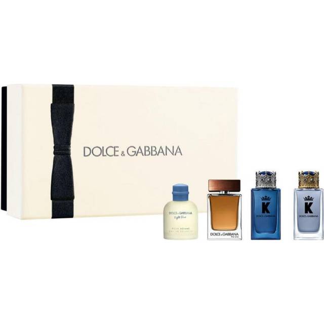 Dolce & Gabbana Miniatures Gift Set - K Pour Homme EDT - 5ml - K Pour Homme EDP - 5ml -The One Pour Homme EDT - 5ml - Light Blue Pour Homme EDT - 4.5ml
