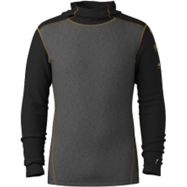 Smartwool - Classic Thermal Merino Base Layer Hoodie - Merino base layer size M, grey/black
