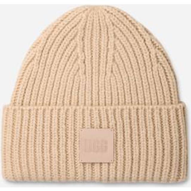 Chunky Rib Beanie Hat by UGG - cream white - One Size