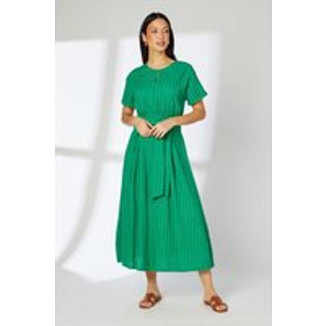Principles Green Fit & Flare Dress Womens Daywear Dresses