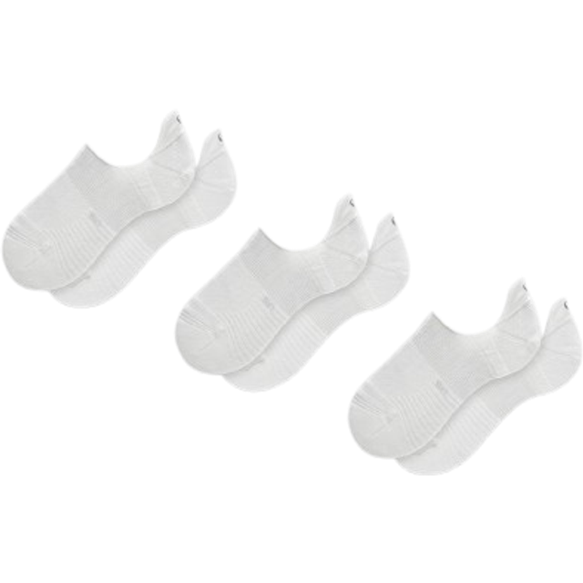 lululemon – Unisex Power Stride No-Show Socks 3 Pack – Color White – Size Large