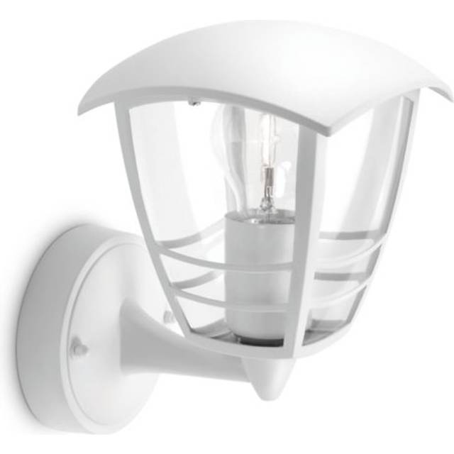 Philips LED Creek Outdoor Wall Lantern Up 60W - White (23.5cm H X 20cm W X 17.5cm D)