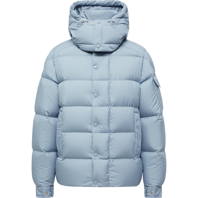 MONCLER COLLECTION Maya 70 Hooded Short Down Jacket, Women, Blue, Size: 4