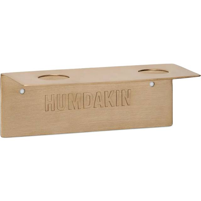 Humdakin - Bottle Hanger Double - Väggfästen - Brass - Stock sale - 14 x 6 x 5 cm