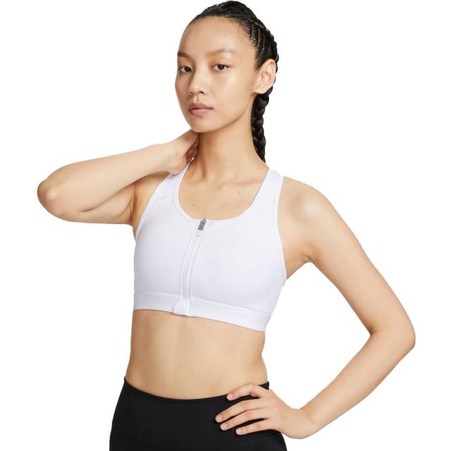 Nike Dri-FIT Swoosh Medium-Support Zip-Front Women's Sports Bra