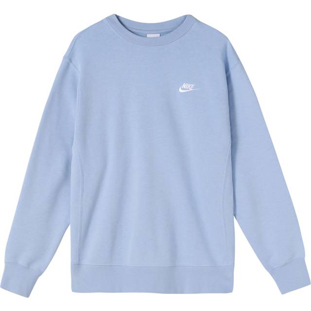 Nike Sportswear Club Fleece Logo Embroidered Pullover Sweatshirt Men Tops Pleasure-Cobalt-Blue BV2663-479 M