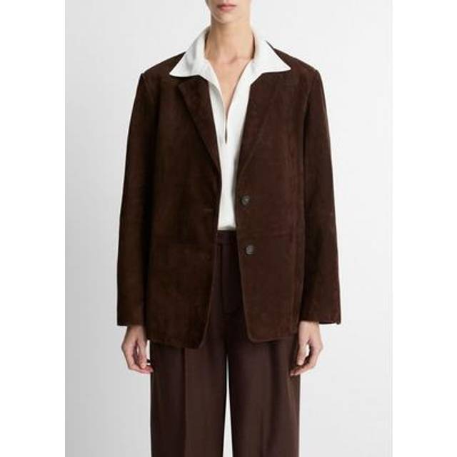 Vince Suede blazer - brown (UK 10)