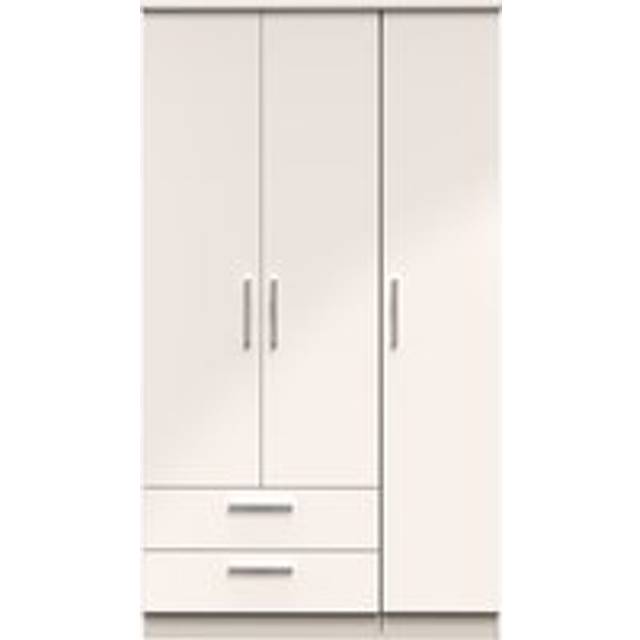 Ready Assembled 2 U Windsor Triple Wardrobe with 2 Drawers (Ready Assembled) in Taupe