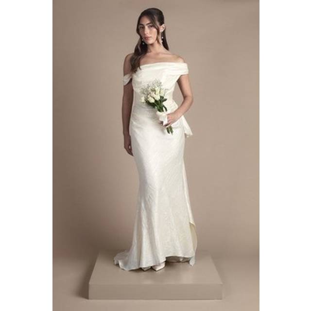 Coast Ivory A-line Dress Womens Bridal Dresses