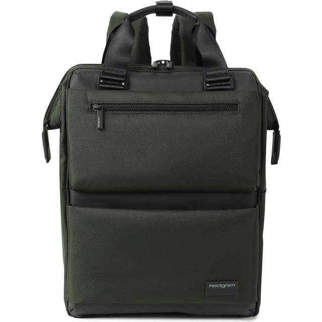 Hedgren Next Clip Daypack RFID protection 39 cm Laptop compartment green