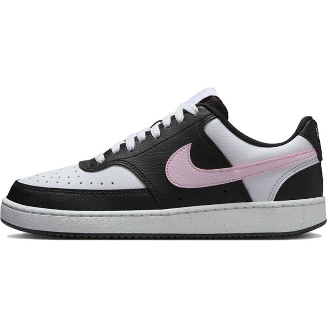 Nike Court Vision Low Next Nature Black White Pink Foam Women's 37.5