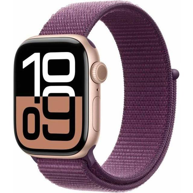 Apple Watch Series 10 GPS 42mm Aluminium (roséguld)