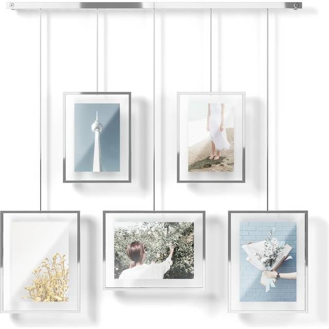 Umbra Exhibit Gallery Picture Frame Set - Chrome