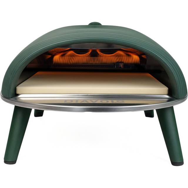 DeliVita Diavolo Gas Fired Outdoor Pizza Oven & Accessories Bundle