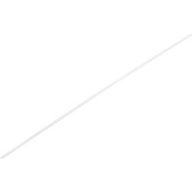 Twist Ties 0.5 Feet White Plastic Metal Core, Reusable Cable Cord Wire Garden