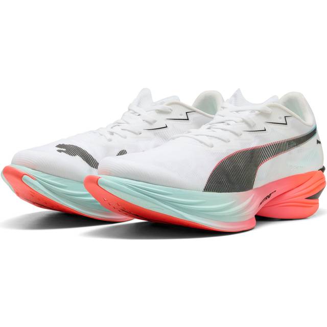 Puma Fast-R Nitro Elite 3 - Löparskor - Herr PUMA White-Glowing Red-Mint Melt 43