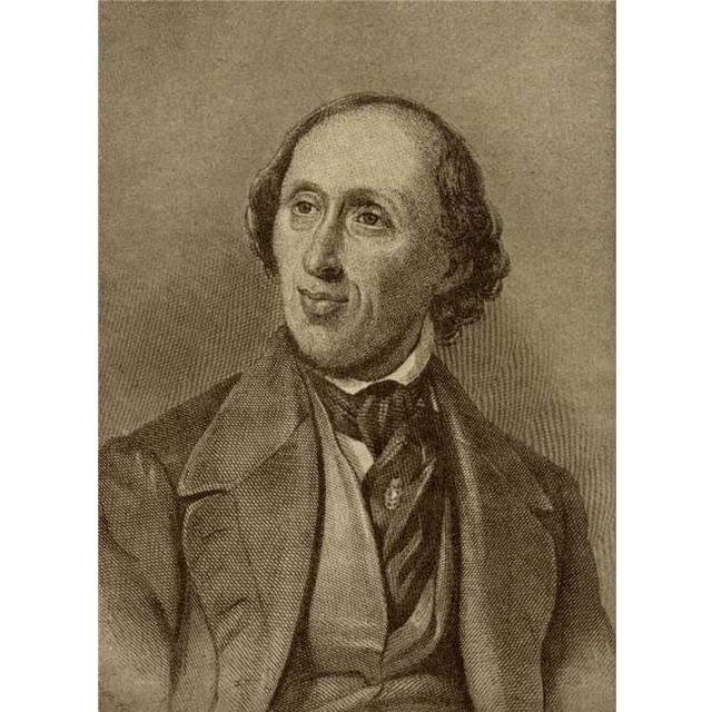 Hans Christian Anderson 1805-1875 Danish Author of Fairy Tales From The Book Poster Print, Large - 24 x 34