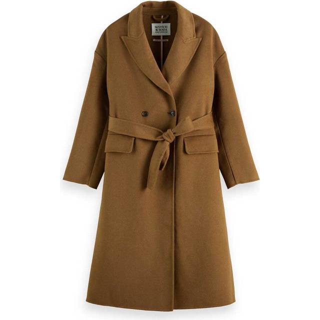 Scotch & Soda 178077 Coat Brown XS Women