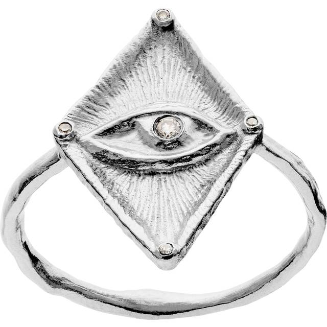 Maanesten Harlekin Ring Dam Ringar Stl. 59 - Från Magasin - Silver (59)