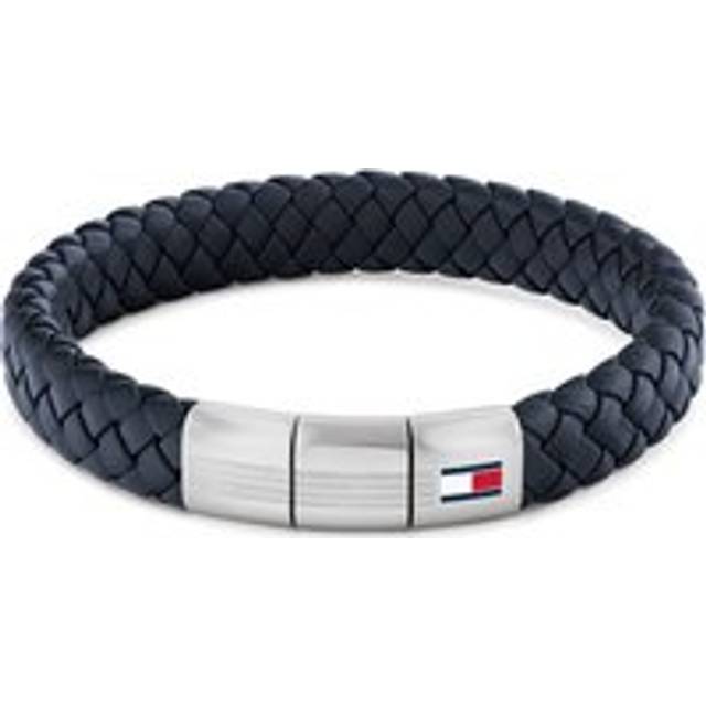 Tommy Hilfiger 2790660 Blue Braided Leather Bracelet - A9653