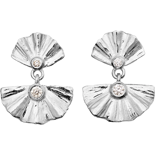 Maanesten Øreringe - Odile - Silver Colour