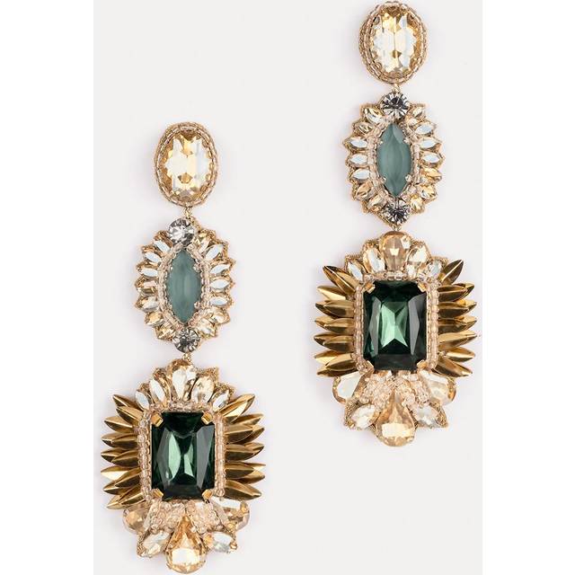 Klara Earrings - Emerald