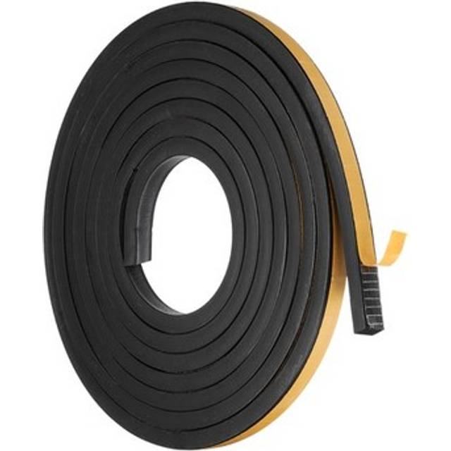 Weather Stripping 3/5x1/2 16.5ft Self-adhesive High Density Door Seal Strip