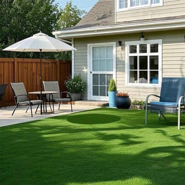 SHEIN Artificial Grass Turf, Easy Maintenance, High-Quality Artificial Grass Carpet, Suitable For Indoor/Outdoor Garden, Playground Decor, Pet-Friendly, Bal