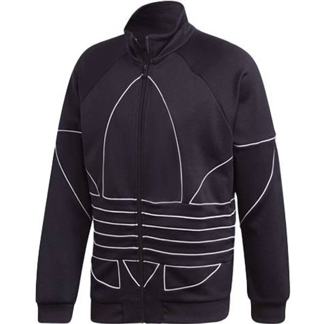 Adidas Originals Trefoil Stand Collar Casual Sports Jacket Men Jackets Black GE0810 S