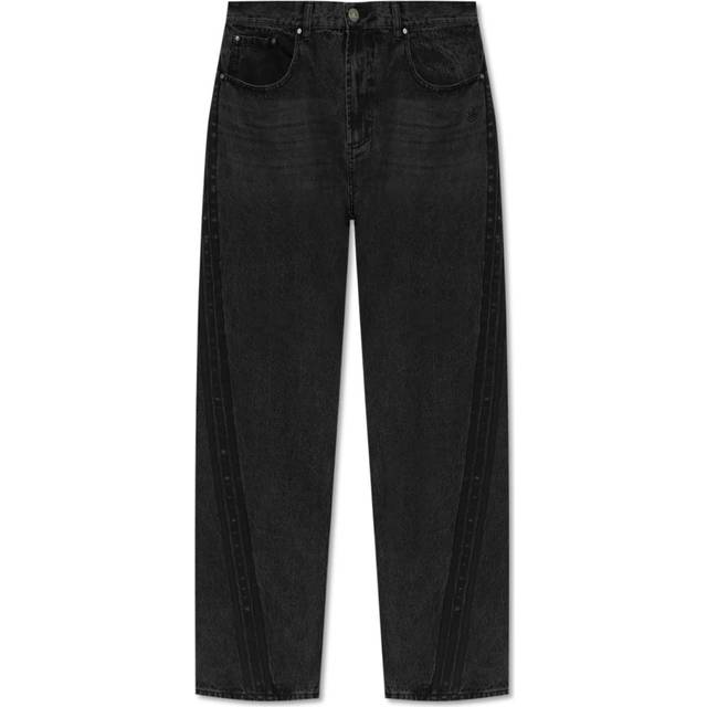 Adilenium Season 3 Loose Fit Denim Trousers - Black - 31"
