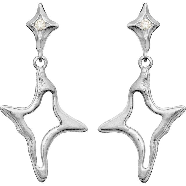Maanesten Øreringe - Roxy - Silver Colour