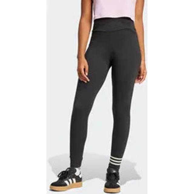 Neuclassics Full-Length Leggings - Black / Cream White - XL
