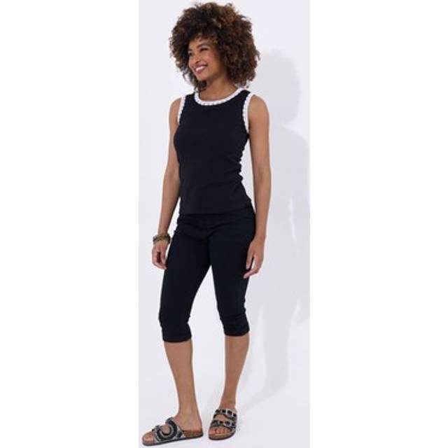 Women's Summer Nights Capri Pants - Size 6 - Black - by Joe Browns