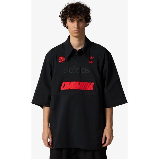 Shirt adidas x Willy Chavarria Polo Shirt Black/ Black M (M)