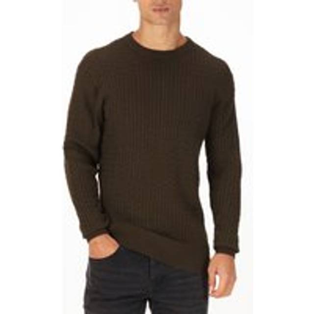Luke 1977 Men The Hamptons Knitted Jumper in Dark Green | Size: Medium