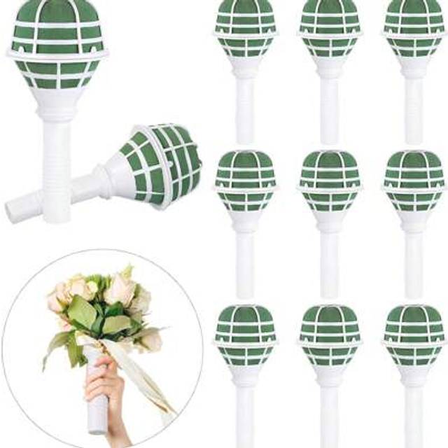 SHEIN Bride&#39;s Bouquet Holder Bride&#39;s Bouquet Holder Foam Flower Handle Bouquet Holder Large Size Is Suitable For Bride&#39;s Artificial Flowers, Holding Flowers