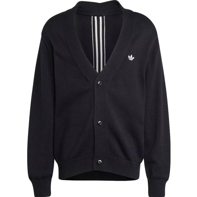 adidas Originals Rifta Oversized Intarsia Cardigan 'Black' HZ0716 - XXL
