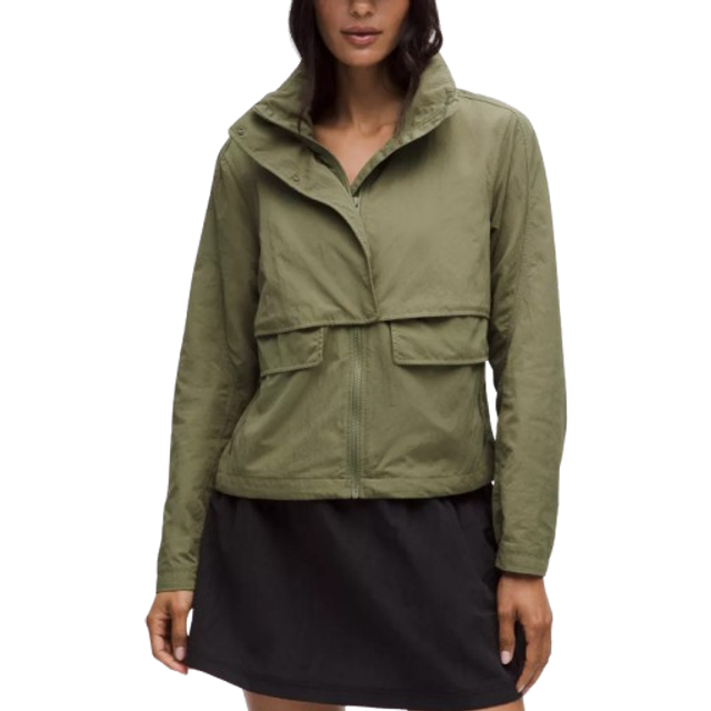 lululemon – Women's Always Effortless Classic-Fit Jacket – Color Green – Size 8 - Bay Leaf - 4