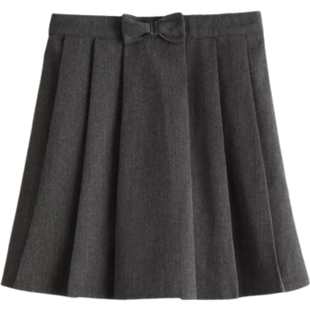 Grey Bow Detail Skirt 6 years