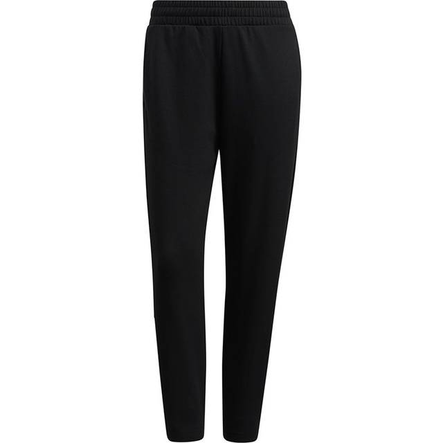 Adidas Three Stripe Cropped Track Pants Women Bottoms Black H09745 L