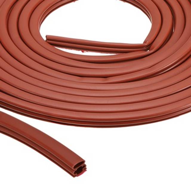 20ft Weather Stripping Door Seal,3/8t Pet D-shape Sealing Tape,brown