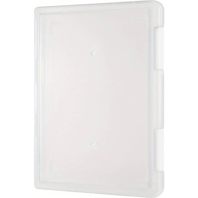 TEMU 1pc Transparent A4-size Pp Plastic File/document Box (for Exam Papers & Household Registration Books) Storage File Boxes