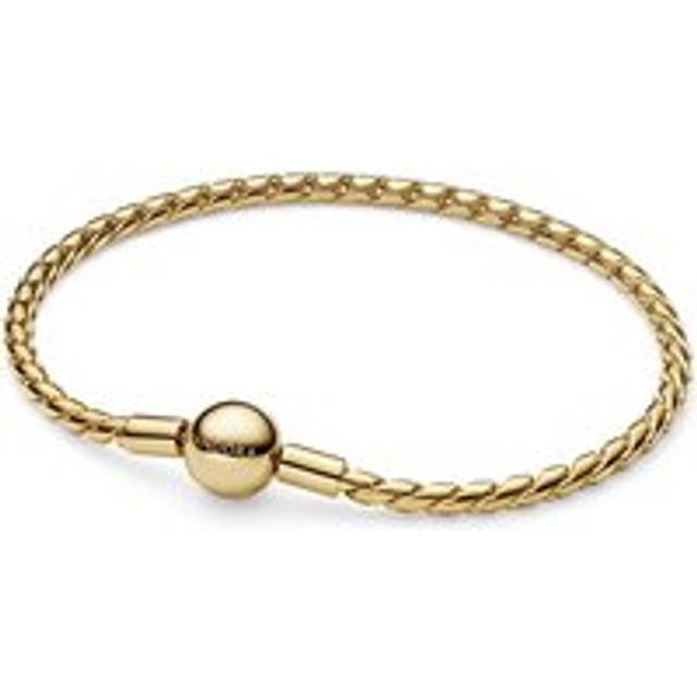 Pandora Gold Round Clasp Wing Chain Bracelet - 20cm